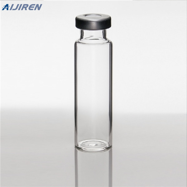 20ml crimp headspace glass vials with beveled edge for GC/MS supplier